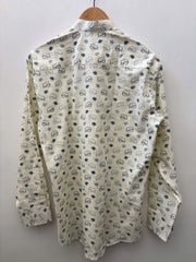 Elegant Elephant Print Cotton Short Kurta