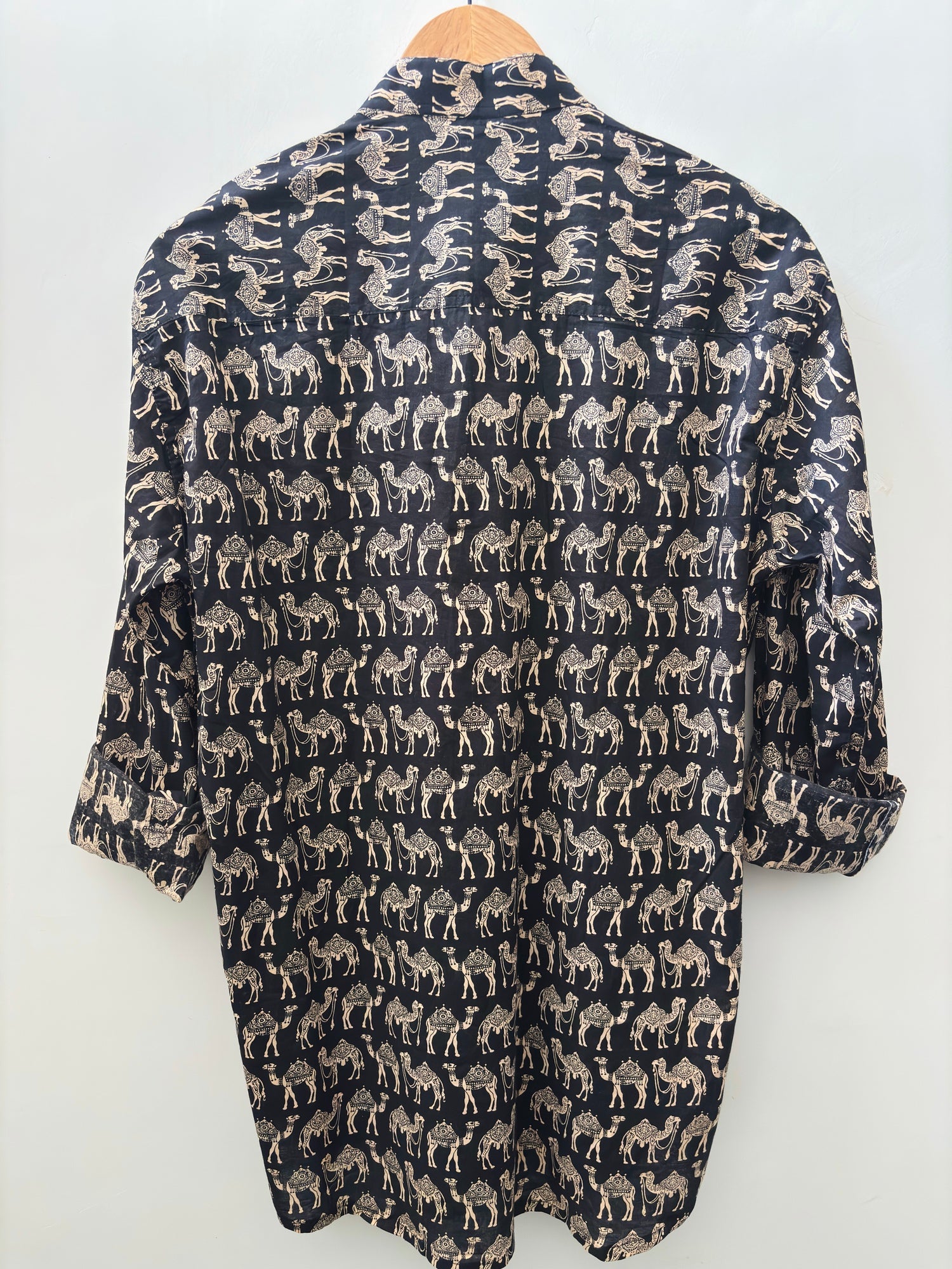 The Bikaner Spirit: Sanganeri Camel Print Kurta