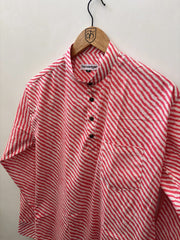 Cotton Lahariya Short Kurta – The Karigar